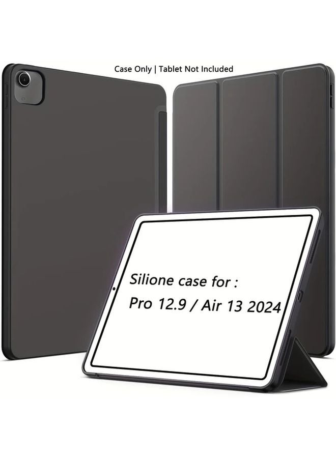 Light Gray Case For iPad Air 13 2025 M3 With Foldable Stand And Auto Sleep Wake - Image 1